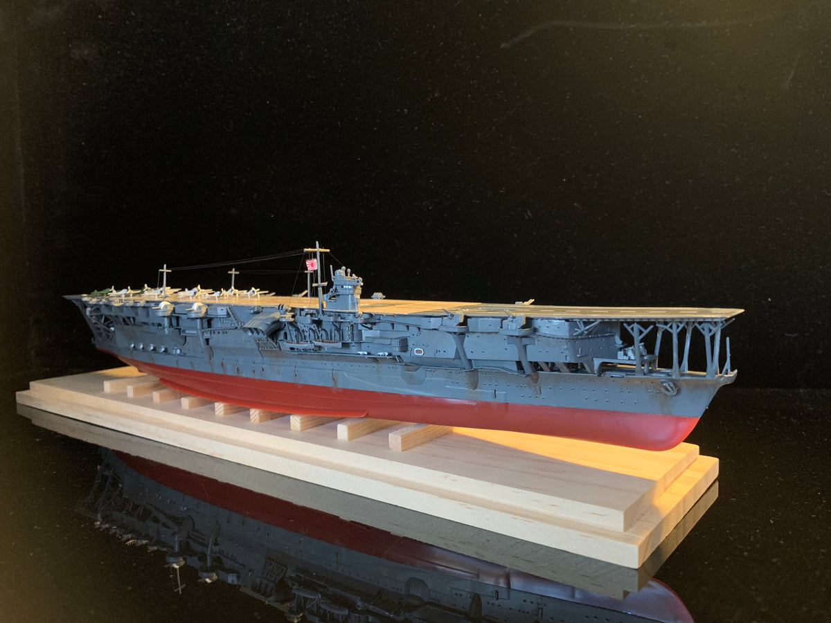 1:700 IJN Kaga — Carrier of the 1st Carrier Division, Combined Fleet | Display Model