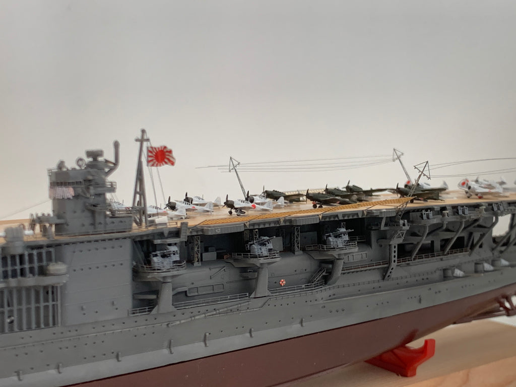 1:700 IJN Akagi Aircraft Carrier Model