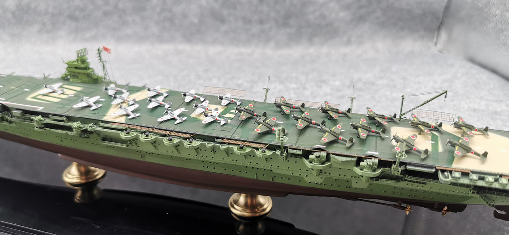 1:700 IJN Zuikaku Aircraft Carrier Model – Hand-Built WWII Imperial Japanese Navy Carrier