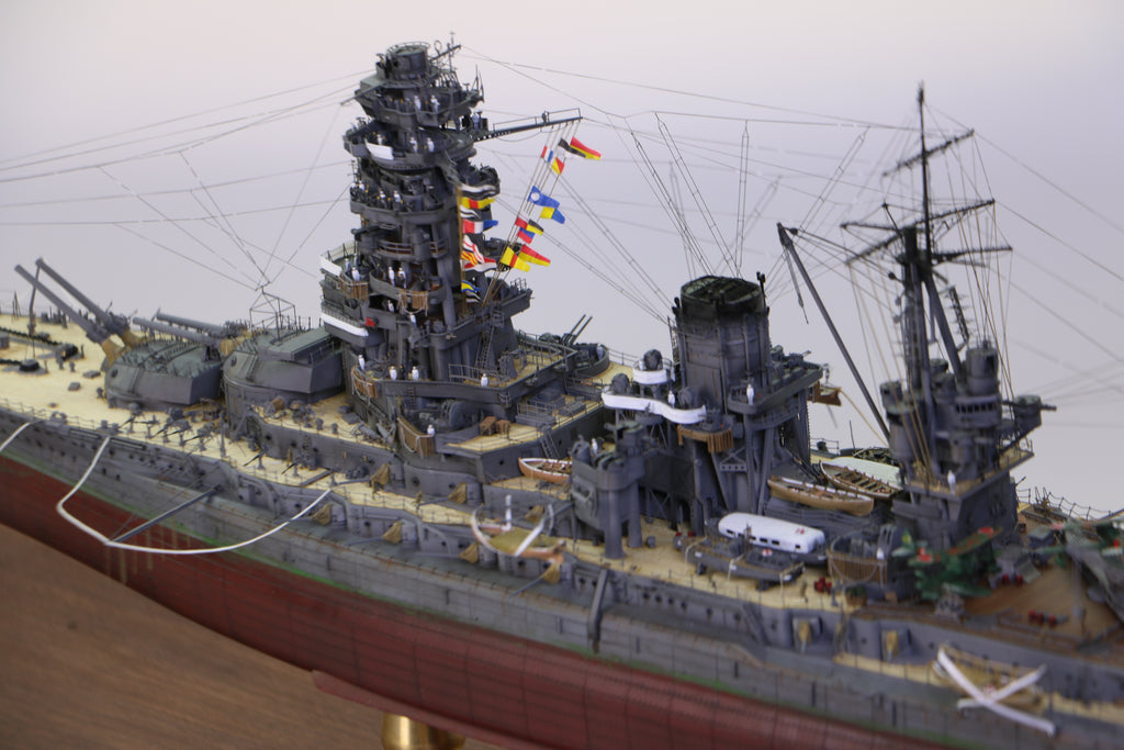 1:350 IJN Nagato Battleship Model | Handcrafted Collector's Edition