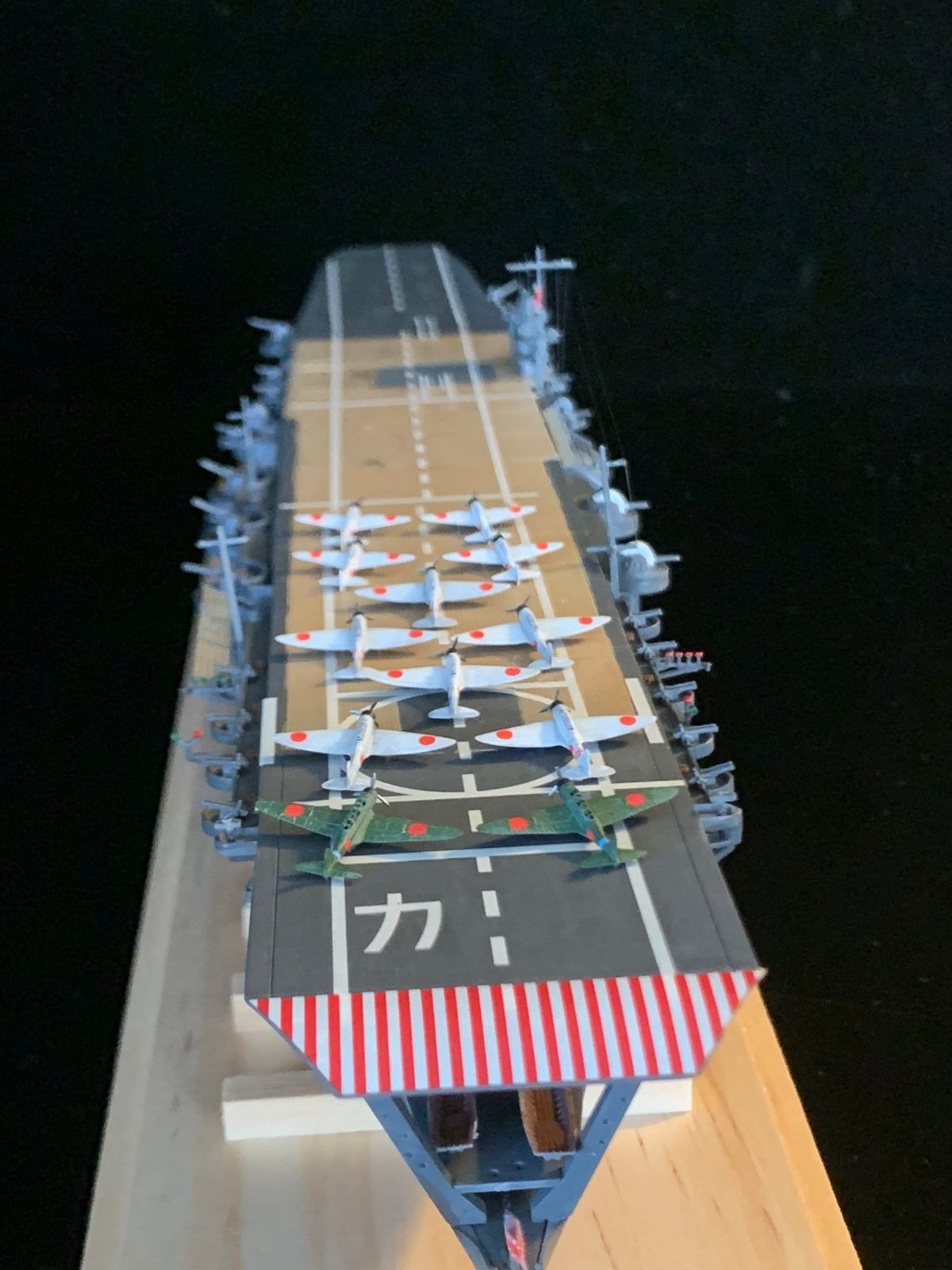 1:700 IJN Kaga — Carrier of the 1st Carrier Division, Combined Fleet | Display Model
