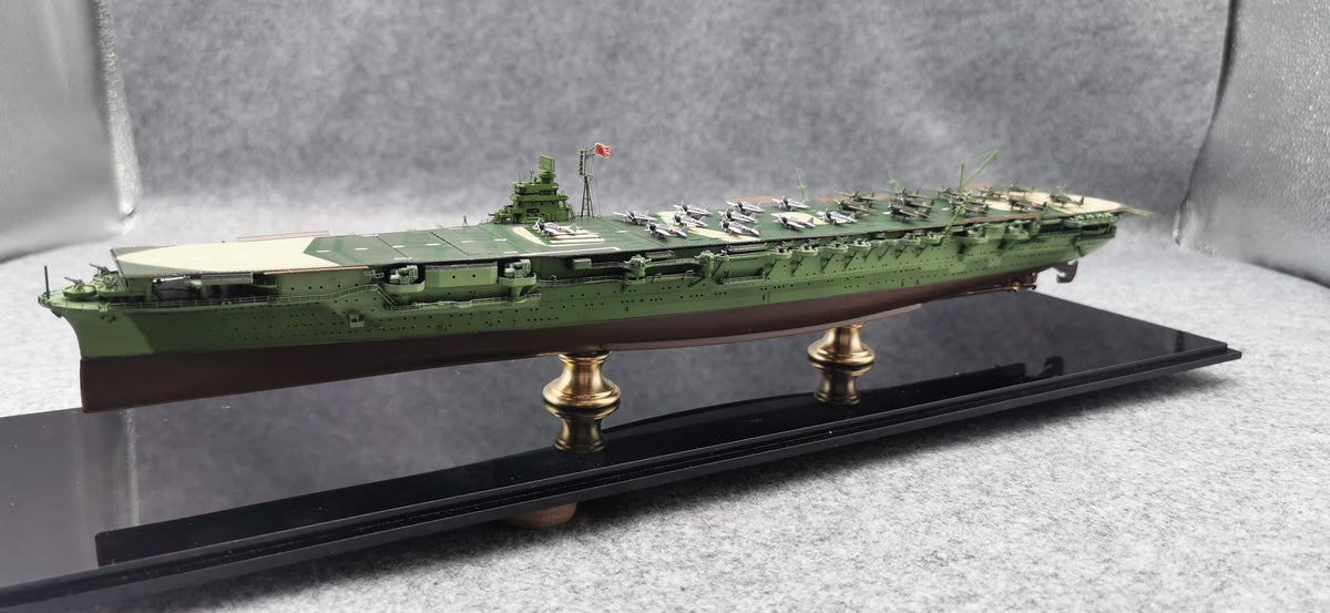 1:700 IJN Zuikaku Aircraft Carrier Model – Hand-Built WWII Imperial Japanese Navy Carrier