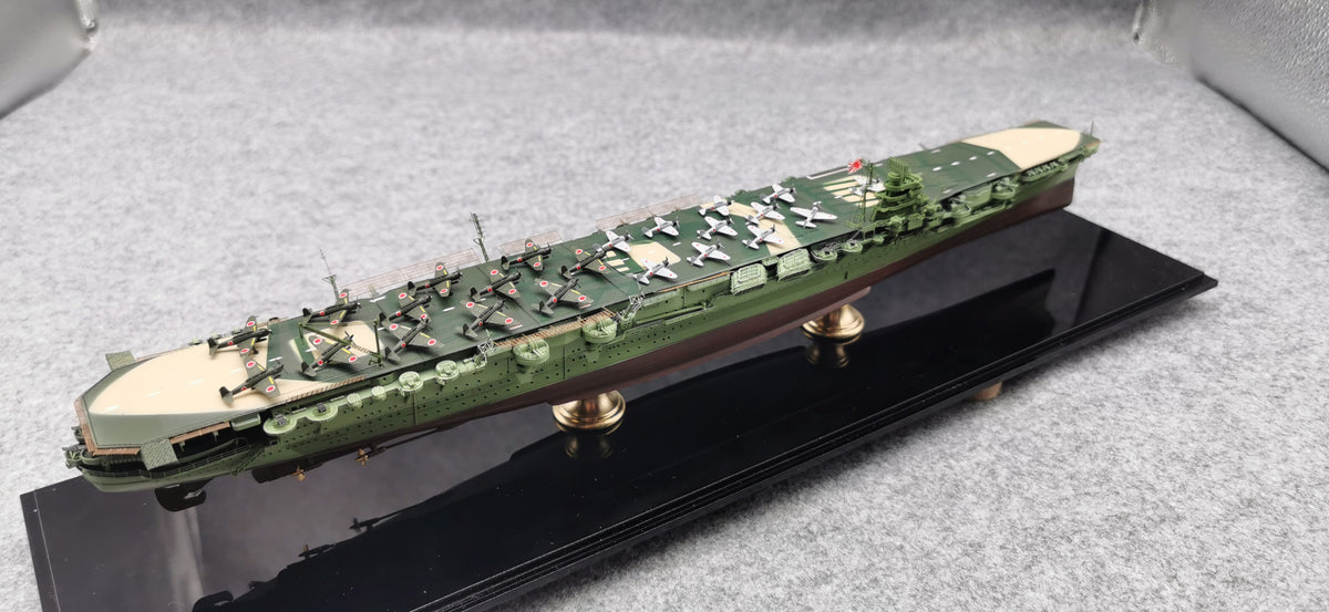 1:700 IJN Zuikaku Aircraft Carrier Model – Hand-Built WWII Imperial Japanese Navy Carrier