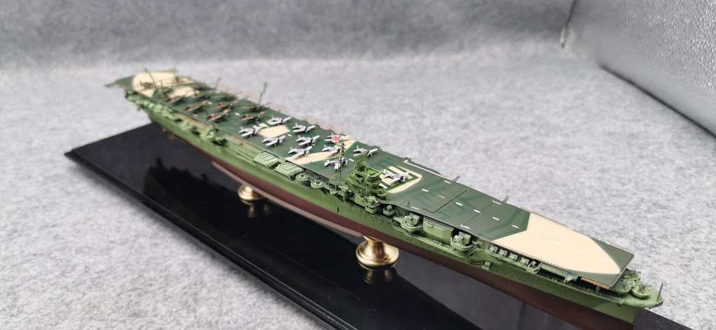 1:700 IJN Zuikaku Aircraft Carrier Model – Hand-Built WWII Imperial Japanese Navy Carrier