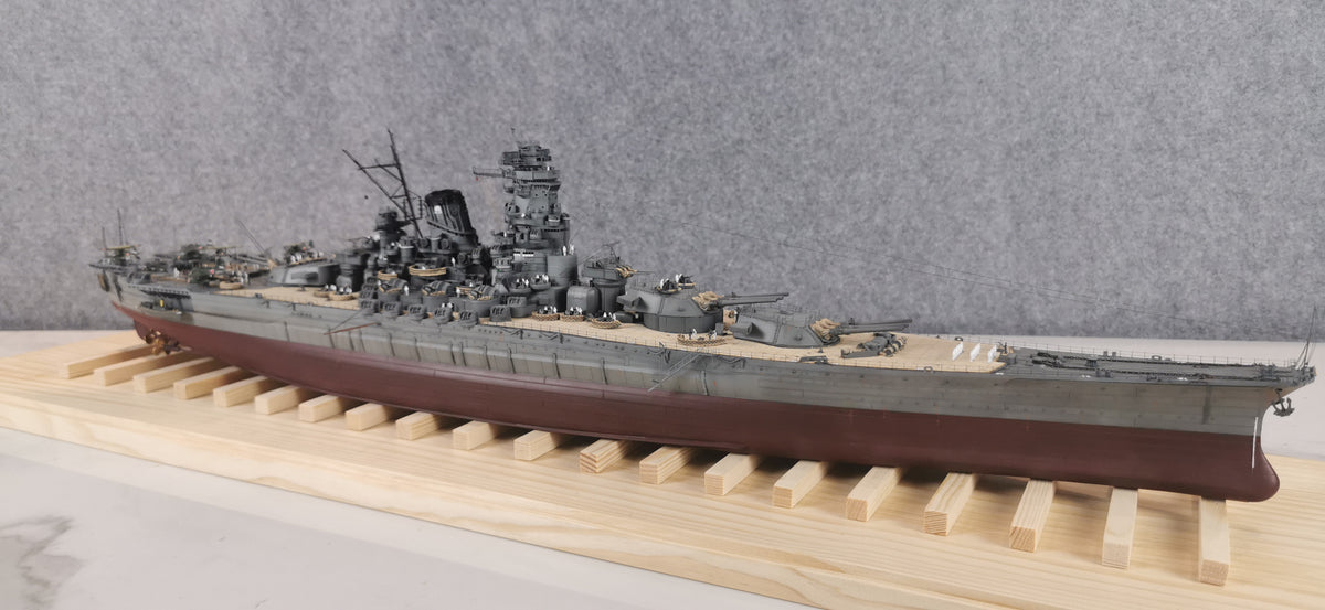 1:350 IJN Battleship Yamato Super Modified Scale Model 3D Printed Detailed Upgrade Version