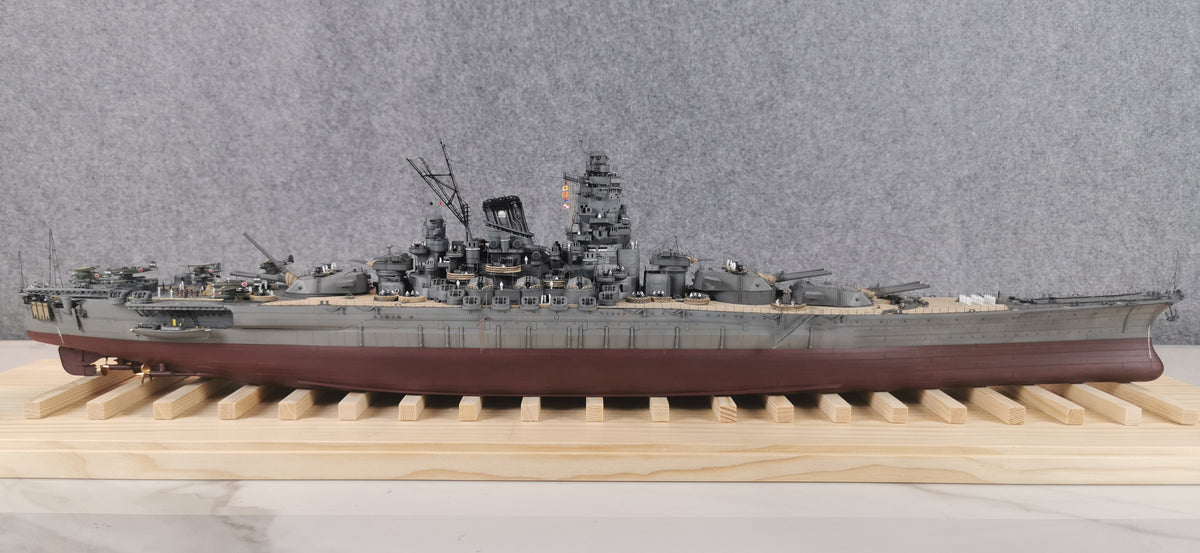 1:350 IJN Battleship Yamato Super Modified Scale Model 3D Printed Detailed Upgrade Version