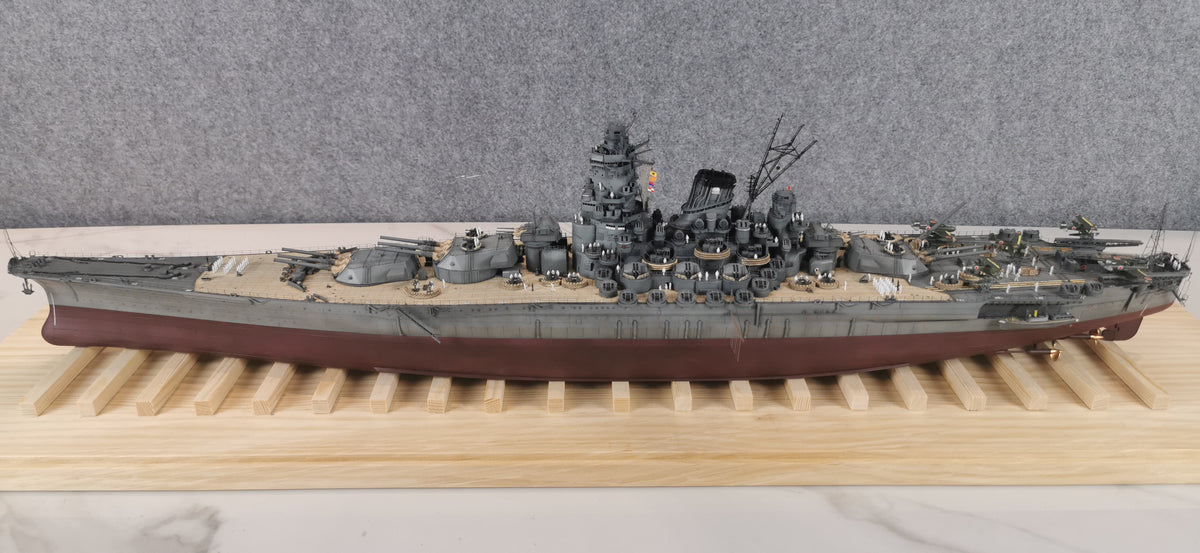 1:350 IJN Battleship Yamato Super Modified Scale Model 3D Printed Detailed Upgrade Version