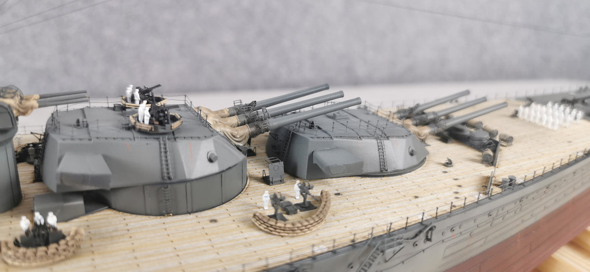 1:350 IJN Battleship Yamato Super Modified Scale Model 3D Printed Detailed Upgrade Version