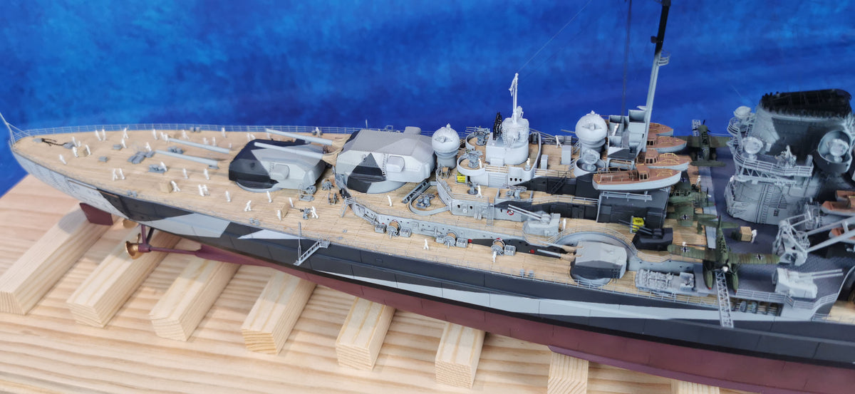 1:350 Tirpitz Battleship Super Modified Upgrade Version