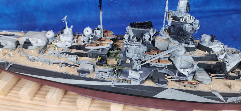 1:350 Tirpitz Battleship Super Modified Upgrade Version