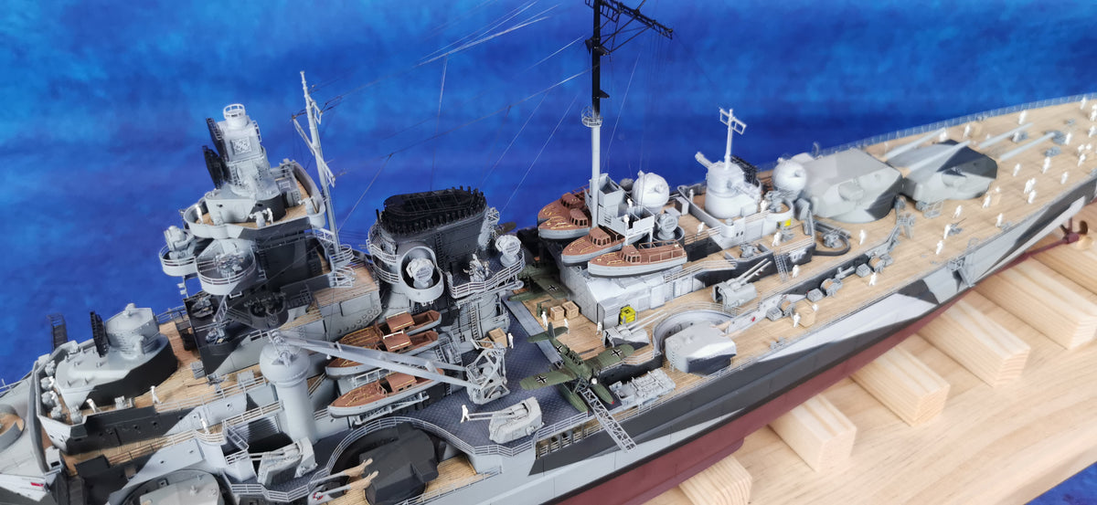 1:350 Tirpitz Battleship Super Modified Upgrade Version