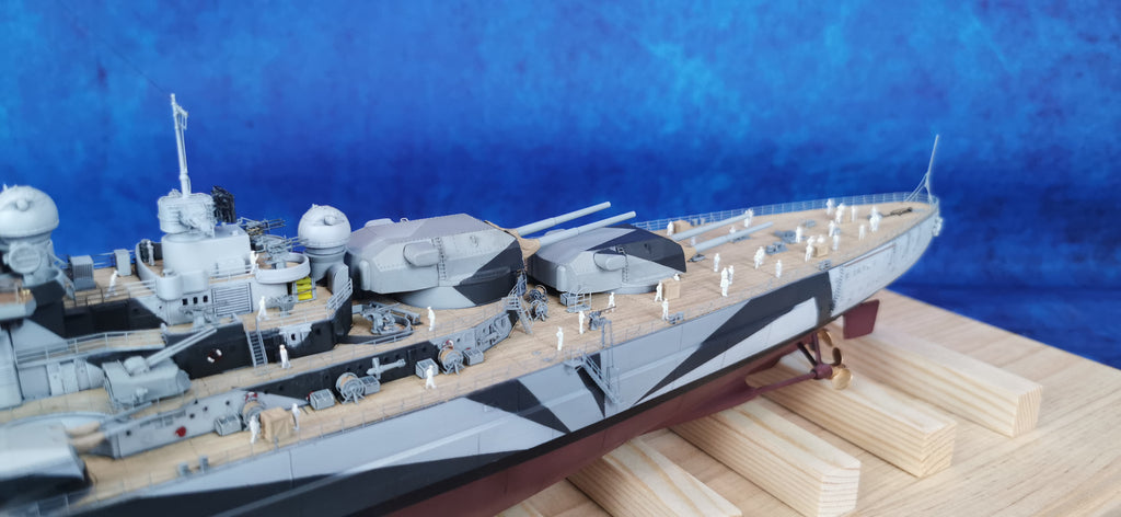 1:350 Tirpitz Battleship Super Modified Upgrade Version