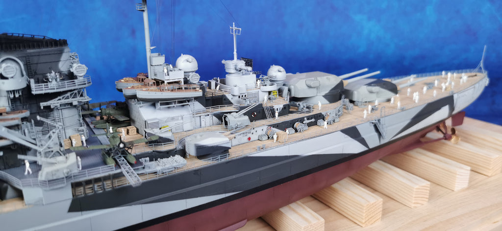 1:350 Tirpitz Battleship Super Modified Upgrade Version