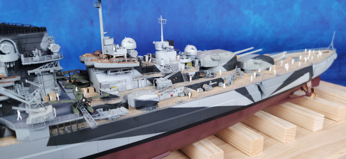 1:350 Tirpitz Battleship Super Modified Upgrade Version