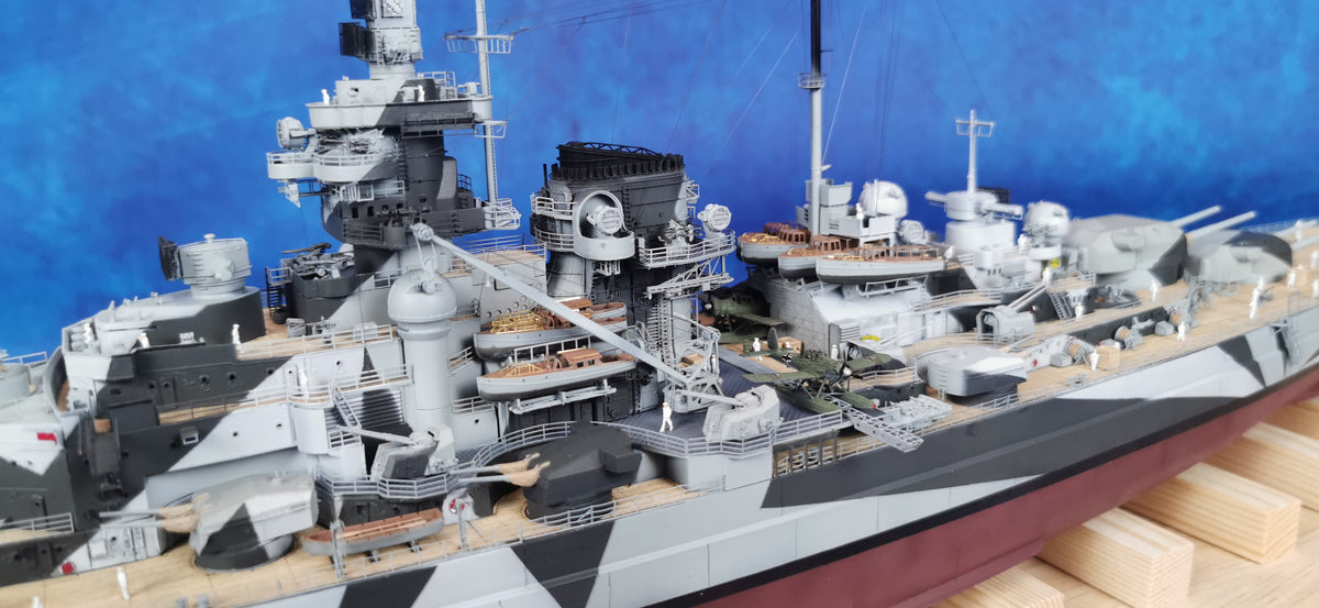 1:350 Tirpitz Battleship Super Modified Upgrade Version