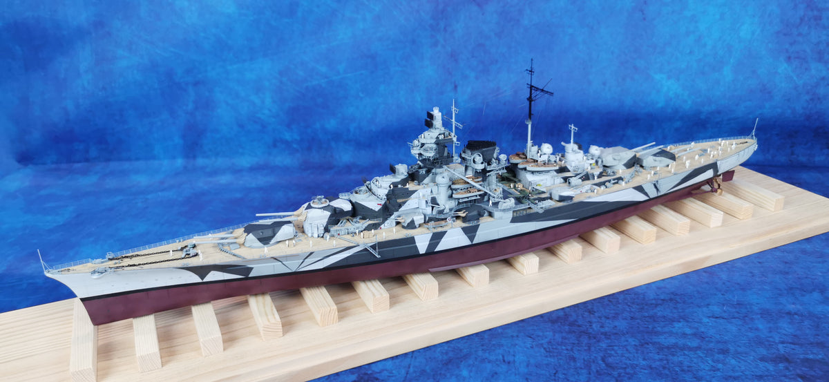 1:350 Tirpitz Battleship Super Modified Upgrade Version