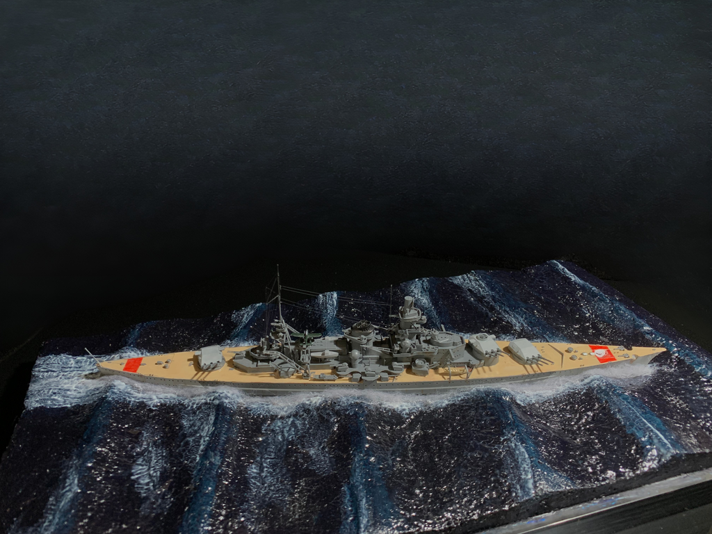 1:700 Scharnhorst Battlecruiser Scene Model