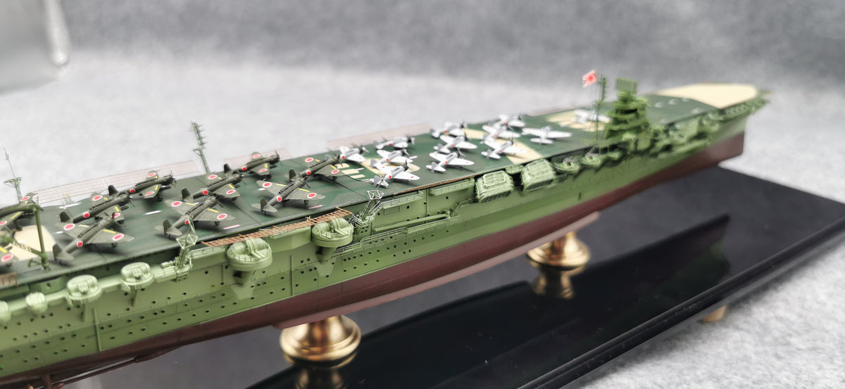 1:700 IJN Zuikaku Aircraft Carrier Model – Hand-Built WWII Imperial Japanese Navy Carrier