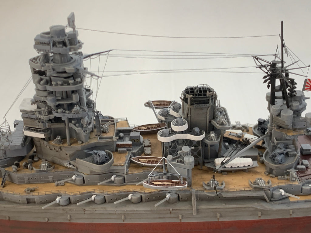 1:700 IJN Nagato Battleship Model