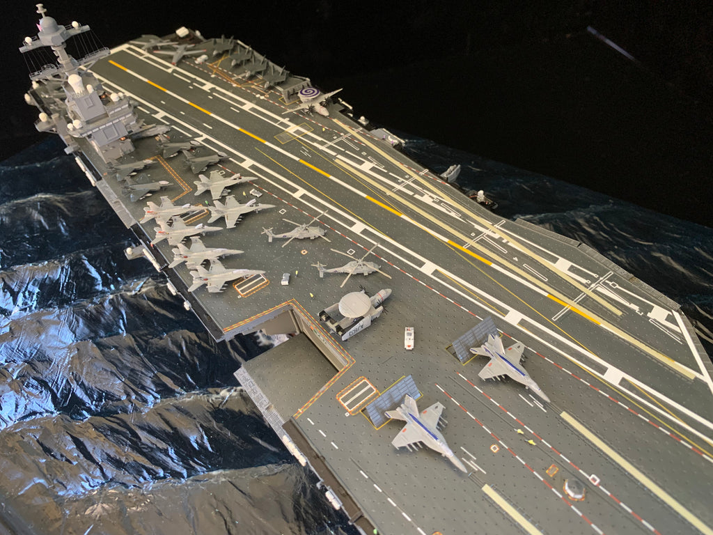 1:700 USS Gerald R. Ford CVN-78 Aircraft Carrier Model