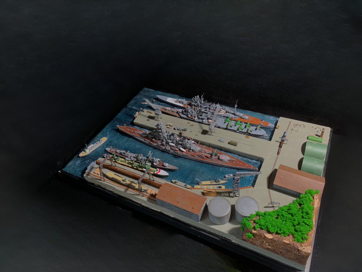 1:700 Military Port Scene