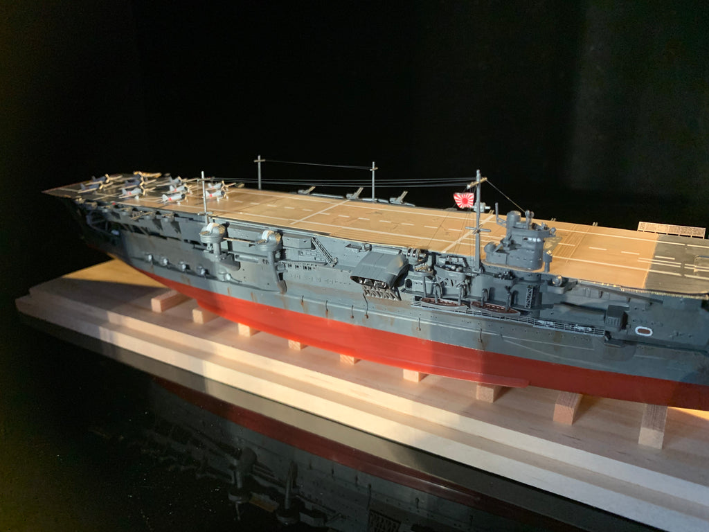1:700 IJN Kaga — Carrier of the 1st Carrier Division, Combined Fleet | Display Model