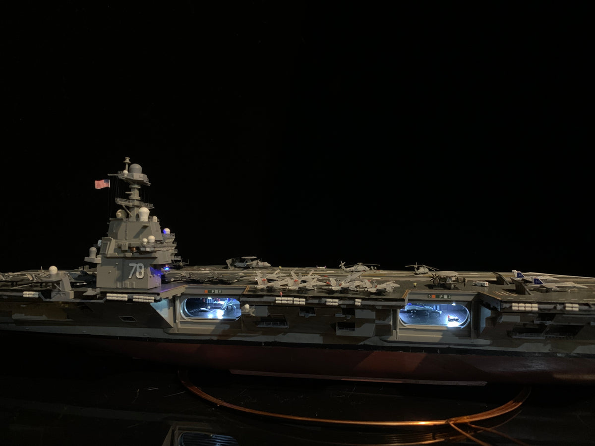 1:700 USS Gerald R. Ford CVN-78 Aircraft Carrier Model