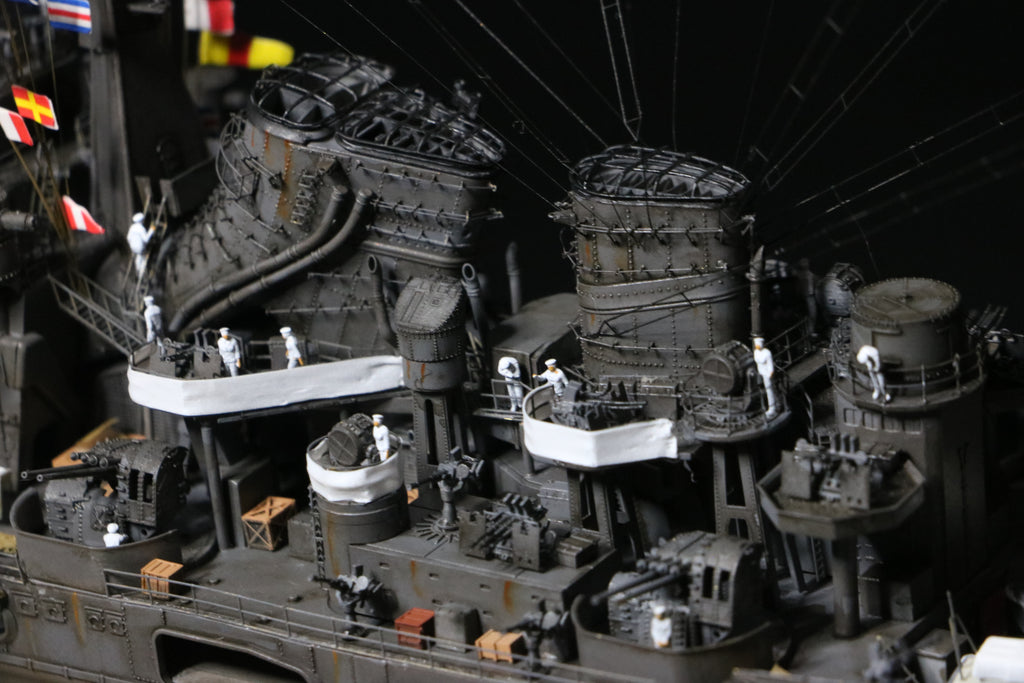 1:700 IJN Maya Heavy Cruiser – Handcrafted Scale Model