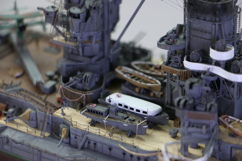 1:350 IJN Nagato Battleship Model | Handcrafted Collector's Edition