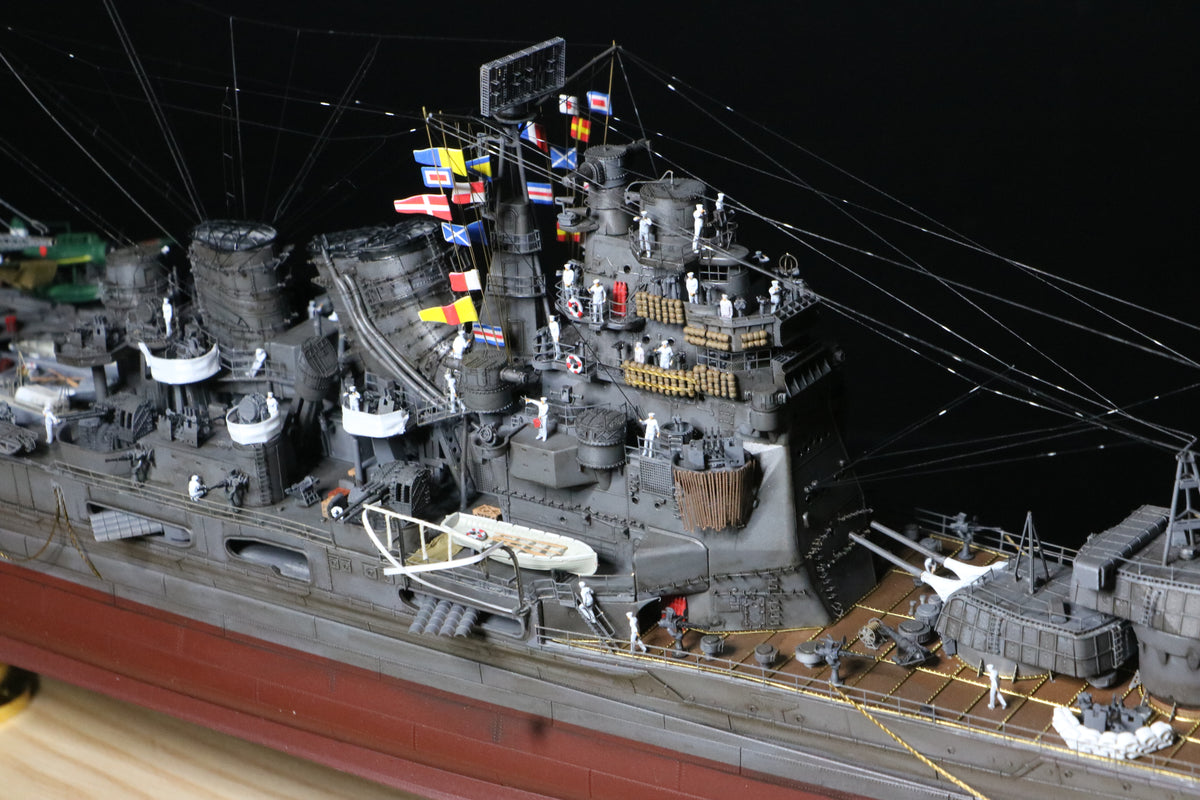 1:700 IJN Maya Heavy Cruiser – Handcrafted Scale Model