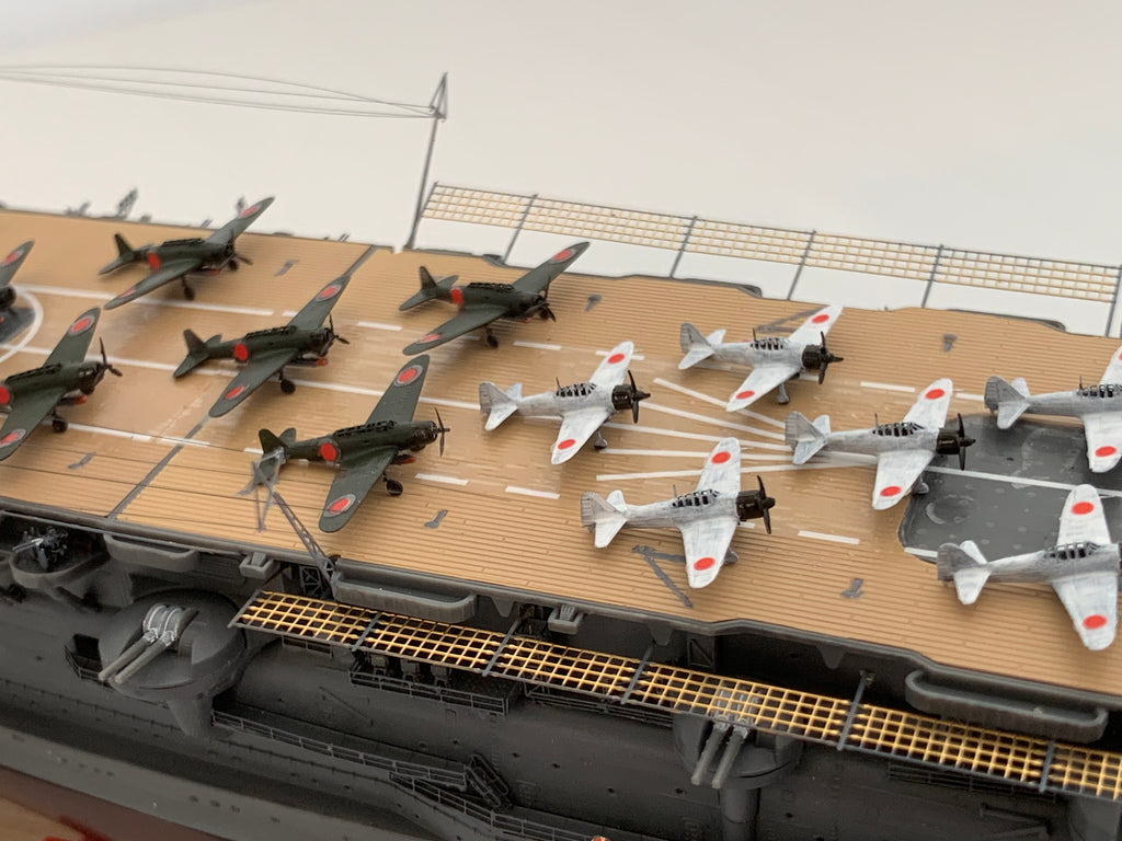 1:700 IJN Akagi Aircraft Carrier Model