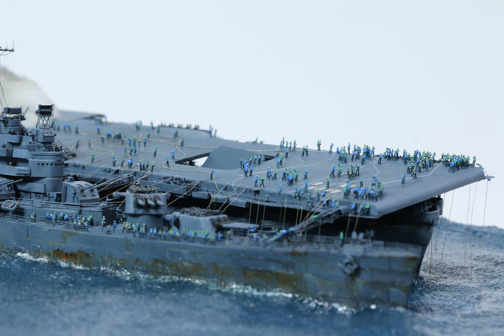 Rescue of the CV-13 Franklin – Famous WWII Scene Model