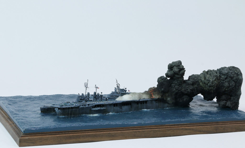 Rescue of the CV-13 Franklin – Famous WWII Scene Model