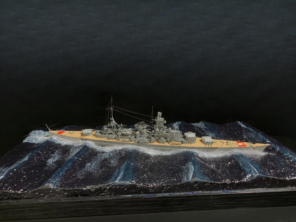 1:700 Scharnhorst Battlecruiser Scene Model