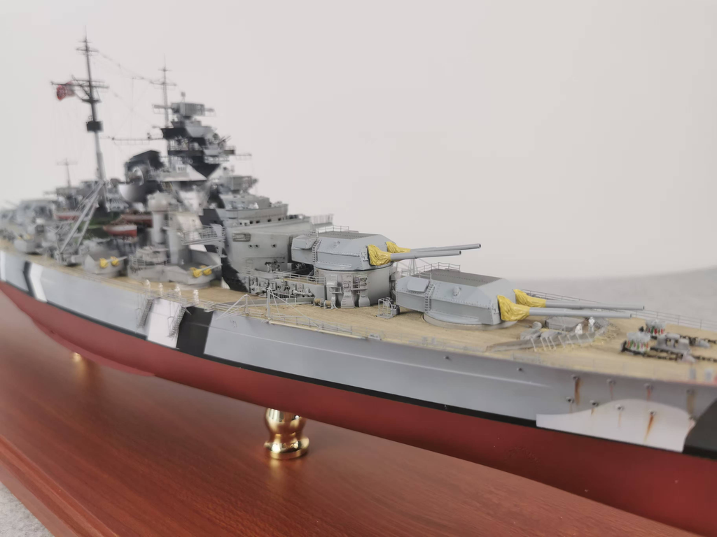 1:350 Bismarck Battleship Super Modified Upgrade Version