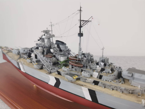 1:350 Bismarck Battleship Super Modified Upgrade Version