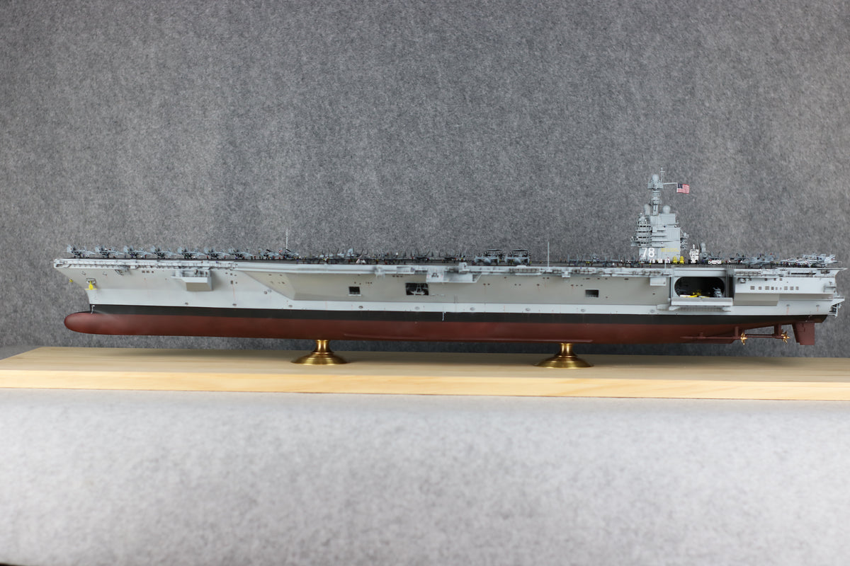 US Navy Aircraft Carrier Model | Gerald R. Ford CVN-78, 1:350 Scale