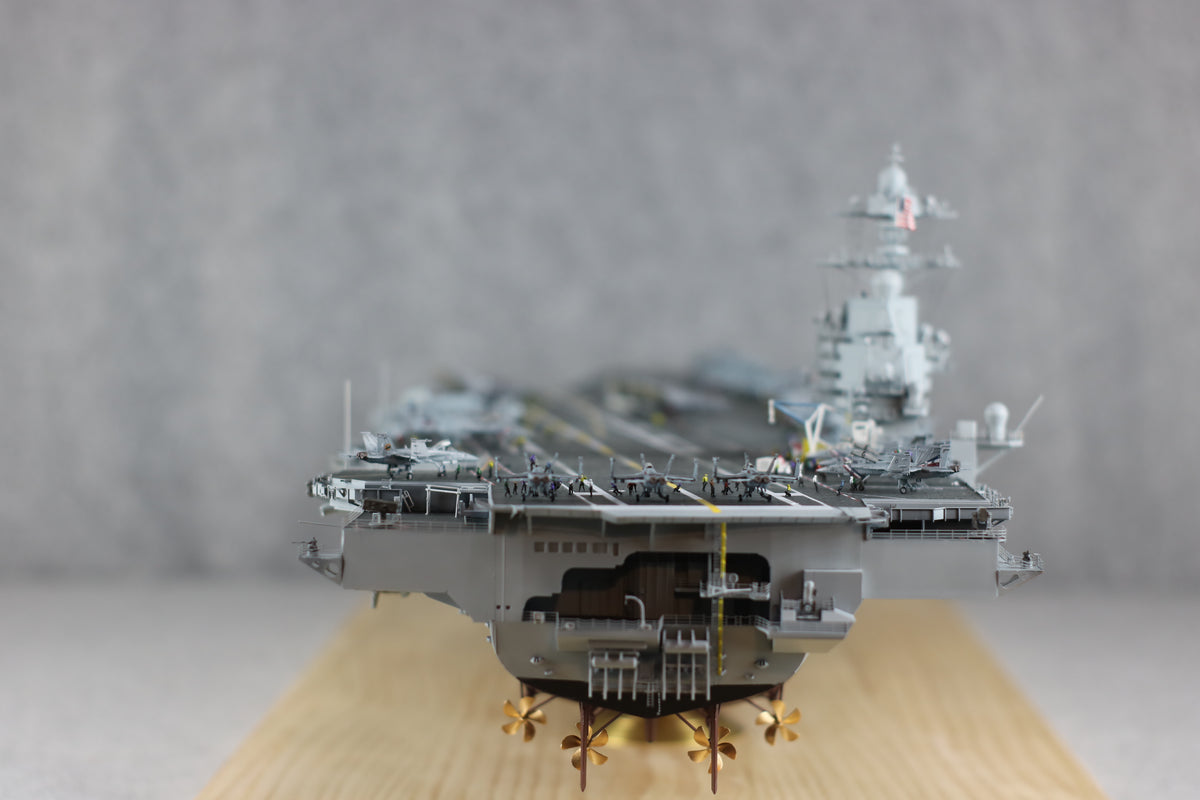 US Navy Aircraft Carrier Model | Gerald R. Ford CVN-78, 1:350 Scale