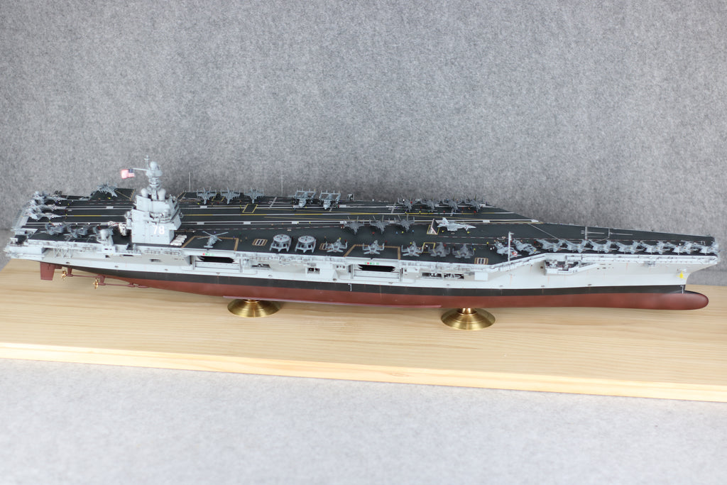 US Navy Aircraft Carrier Model | Gerald R. Ford CVN-78, 1:350 Scale