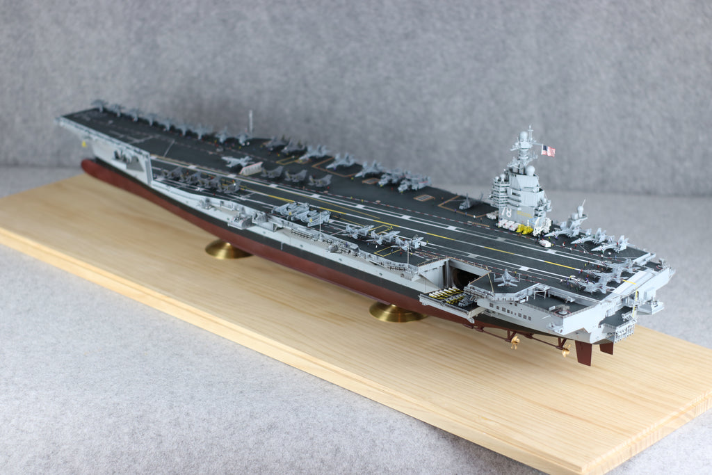 US Navy Aircraft Carrier Model | Gerald R. Ford CVN-78, 1:350 Scale