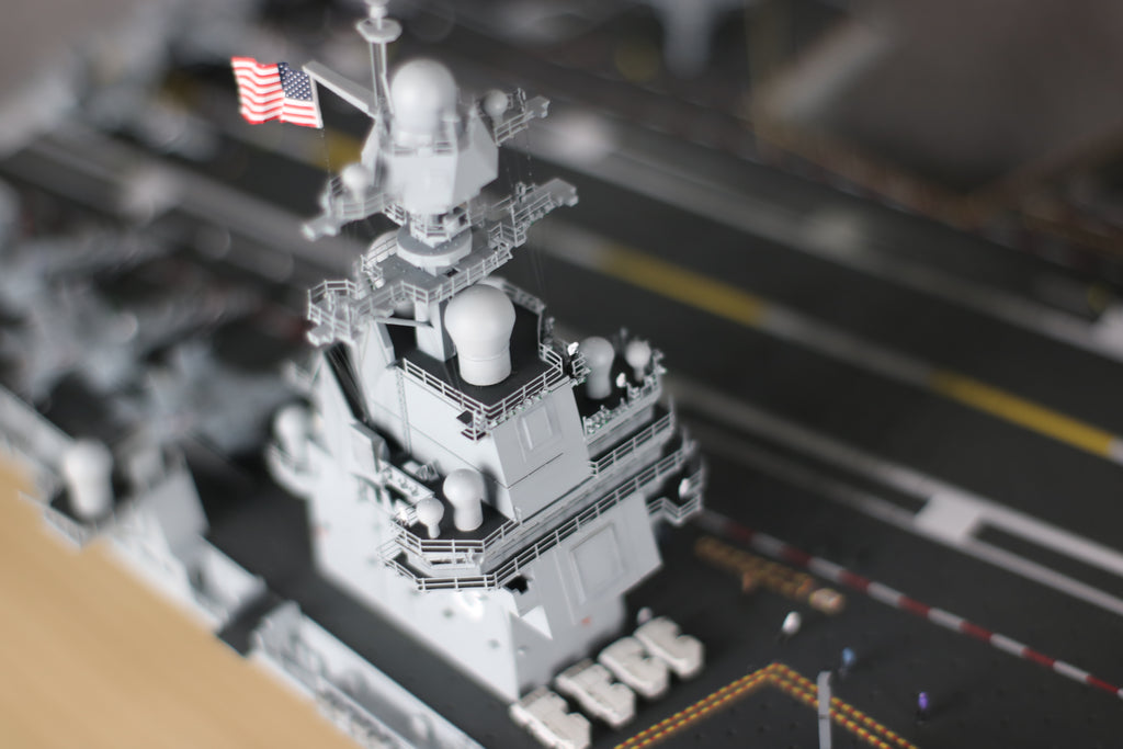 US Navy Aircraft Carrier Model | Gerald R. Ford CVN-78, 1:350 Scale