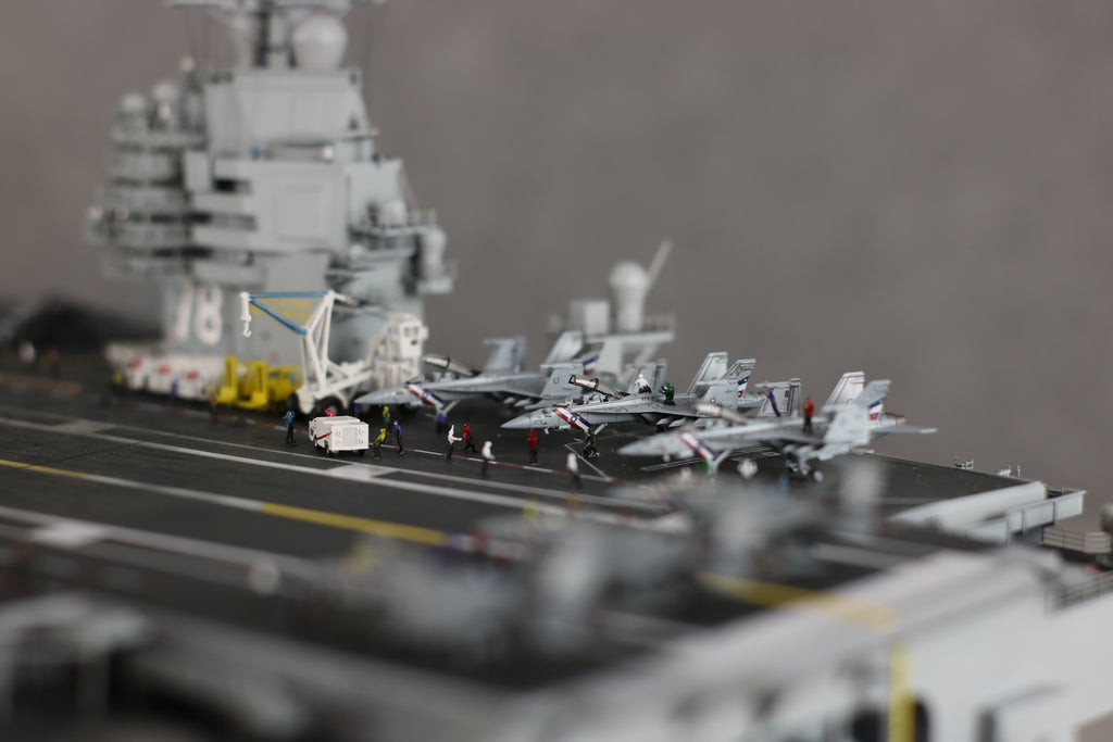 US Navy Aircraft Carrier Model | Gerald R. Ford CVN-78, 1:350 Scale