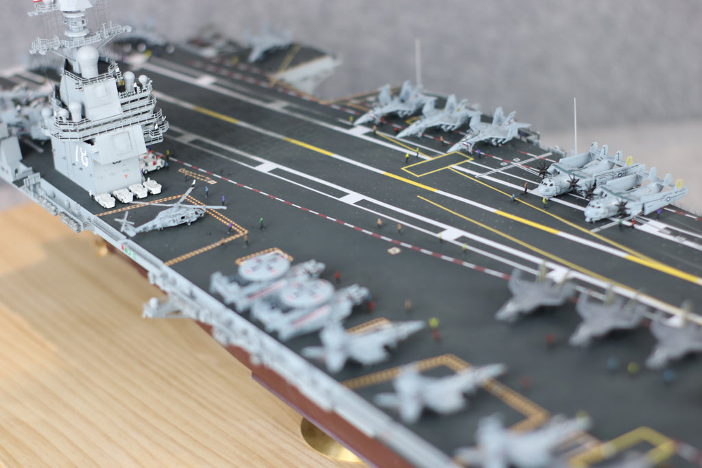 US Navy Aircraft Carrier Model | Gerald R. Ford CVN-78, 1:350 Scale