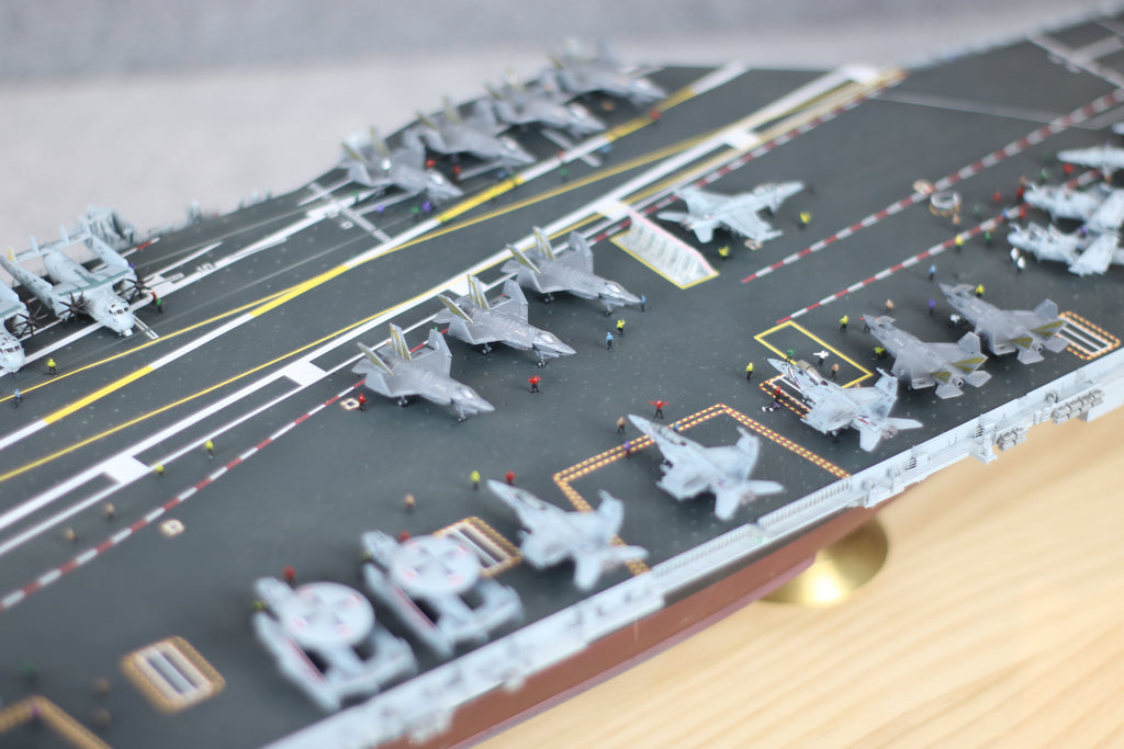 US Navy Aircraft Carrier Model | Gerald R. Ford CVN-78, 1:350 Scale