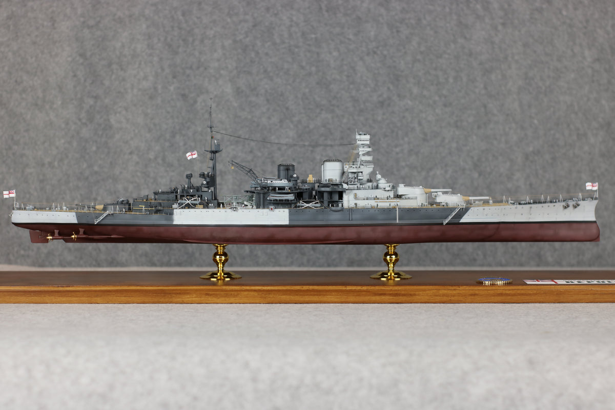 HMS Repulse Battlecruiser Model | 1:350 Royal Navy Ship Replica