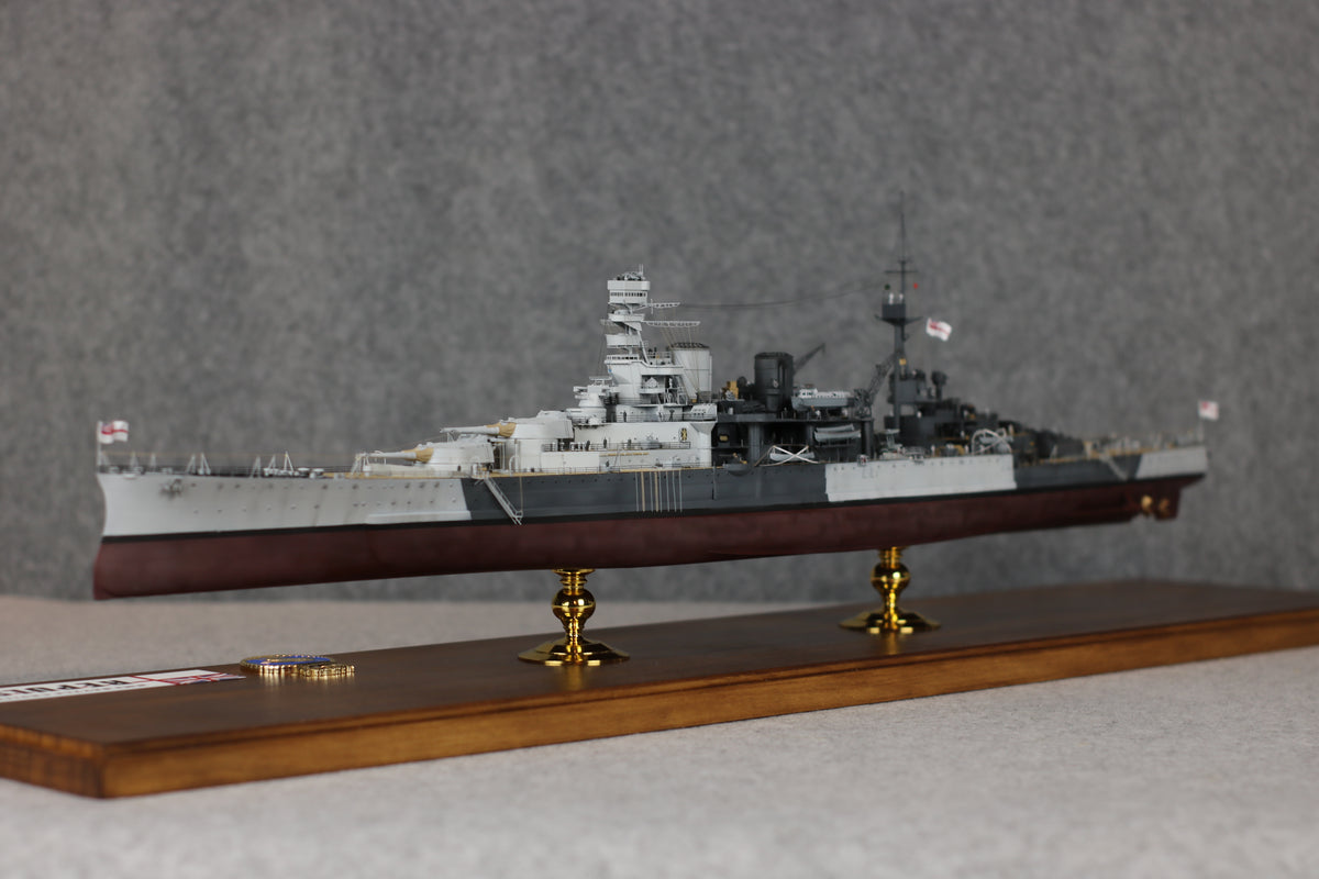 HMS Repulse Battlecruiser Model | 1:350 Royal Navy Ship Replica