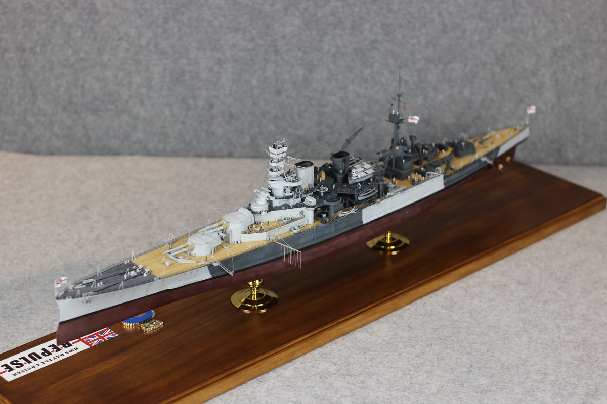 HMS Repulse Battlecruiser Model | 1:350 Royal Navy Ship Replica