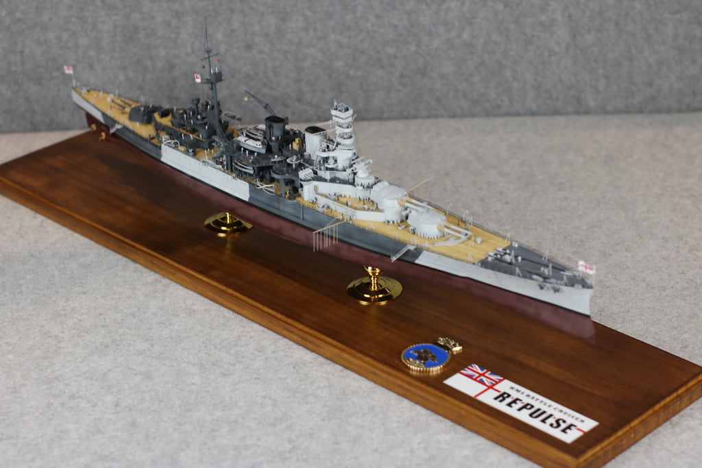 HMS Repulse Battlecruiser Model | 1:350 Royal Navy Ship Replica