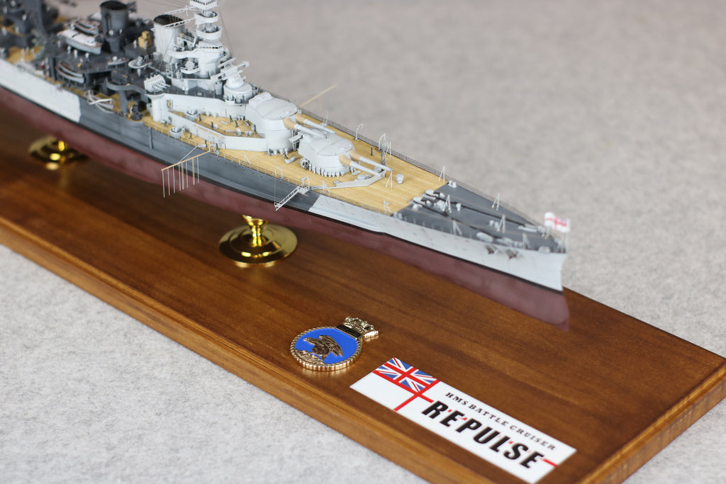 HMS Repulse Battlecruiser Model | 1:350 Royal Navy Ship Replica