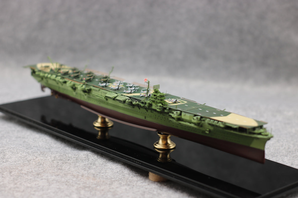 1:700 IJN Zuikaku Aircraft Carrier Model – Hand-Built WWII Imperial Japanese Navy Carrier